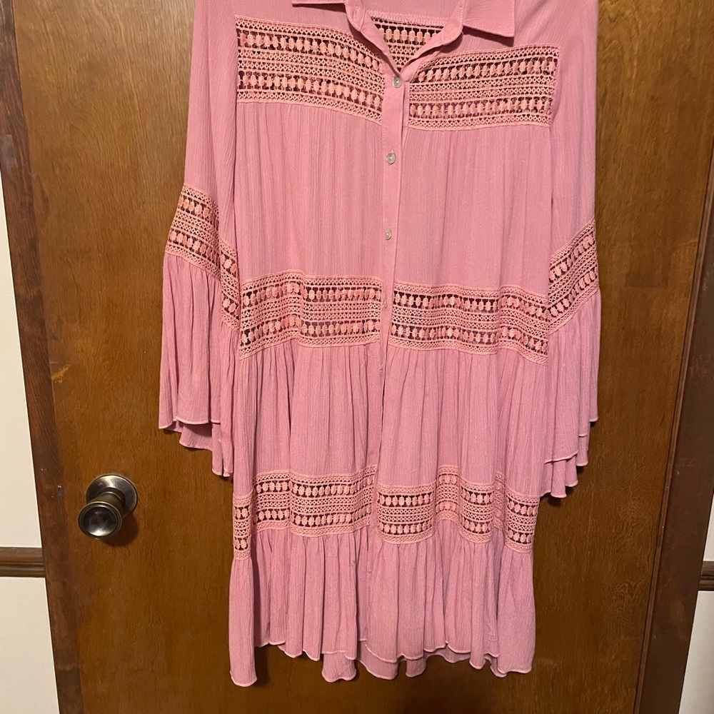 Robin pink dress or long top